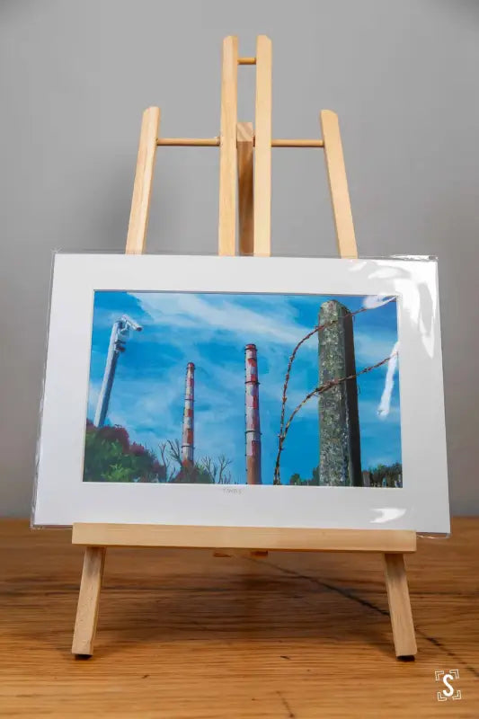 Towers - Mounted Print - SQUUSHED