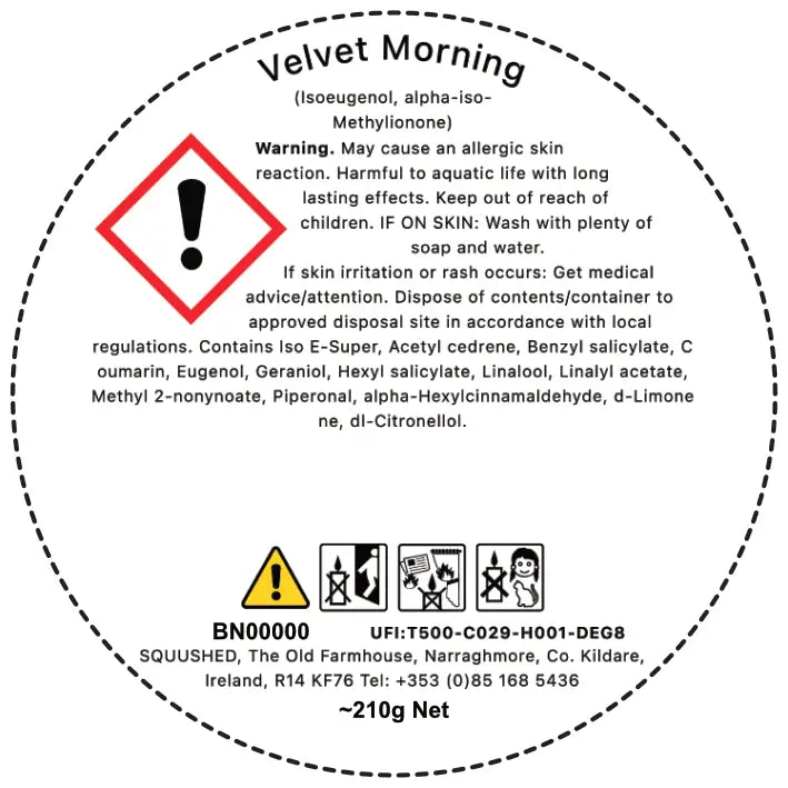 Velvet Morning Candle - 210g - Candle